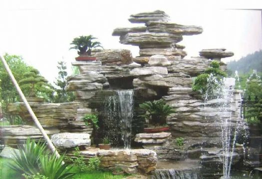 點擊查看詳細信息<br>標題：假山、噴泉2 閱讀次數(shù)：1249